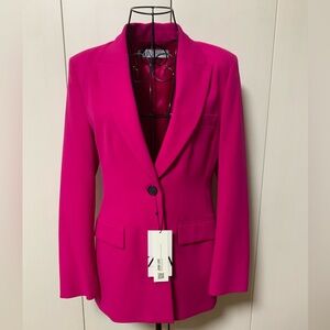 BNWT Zara Pink Women's Tailored Blazer Sz S